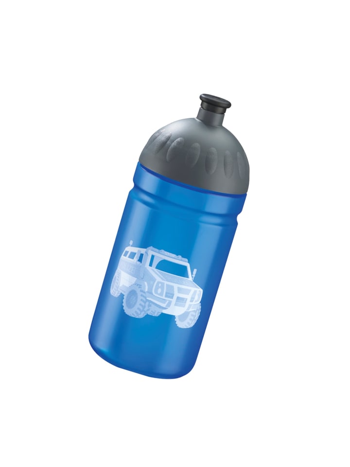 Step by Step Trinkflasche, 0,5 l, für Kindergarten und Schule in Police Truck Diego, Blau günstig kaufen 18,5 cm