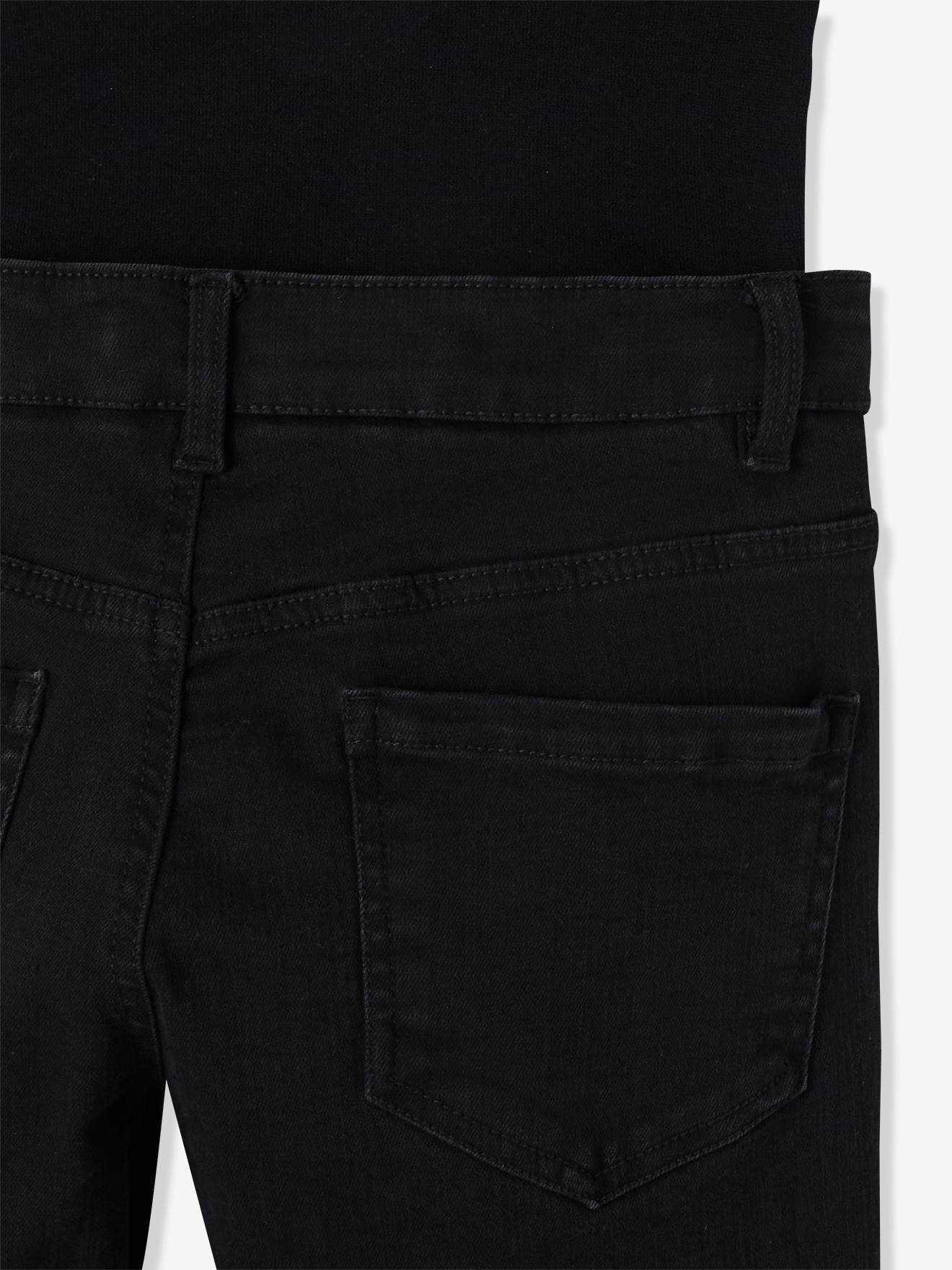 Jean skinny de grossesse bandeau sans couture gris/noir cf swatch