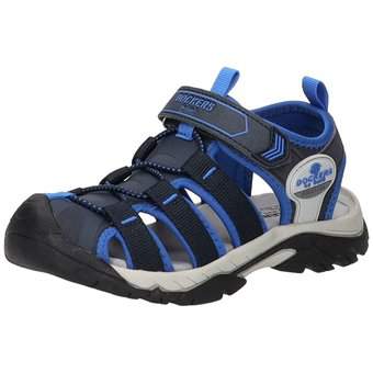 Dockers Flat Sandale in blau