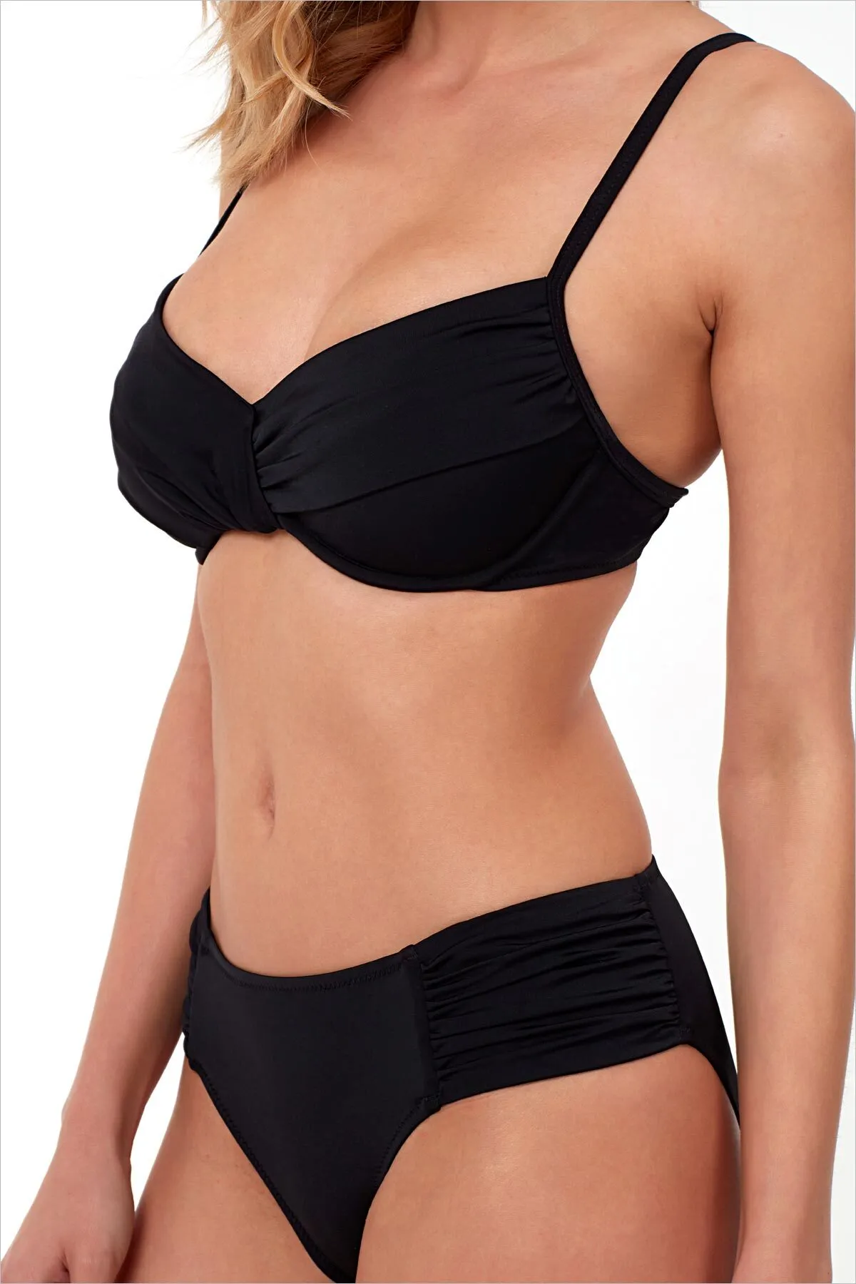 AYYILDIZ  40705 Schwarzes Recovery-Bikini-Set