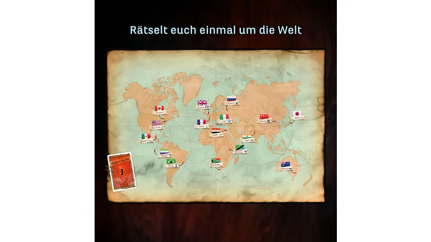 KOSMOS - EXIT® - Das Spiel: Das Vermächtnis des Weltreisenden, Level: Fortgeschrittene