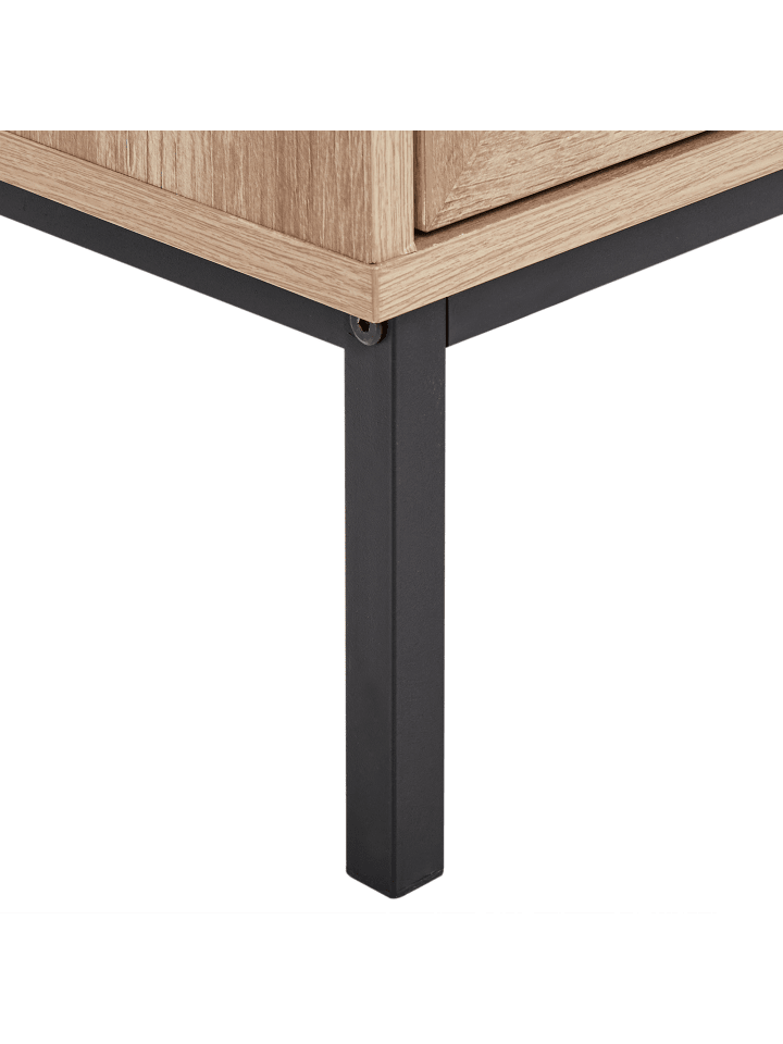 Beliani Badezimmerschrank ROSELL in Heller Holzfarbton - (W) 40 x (H) 165 x (L) 36 cm günstig kaufen onesize