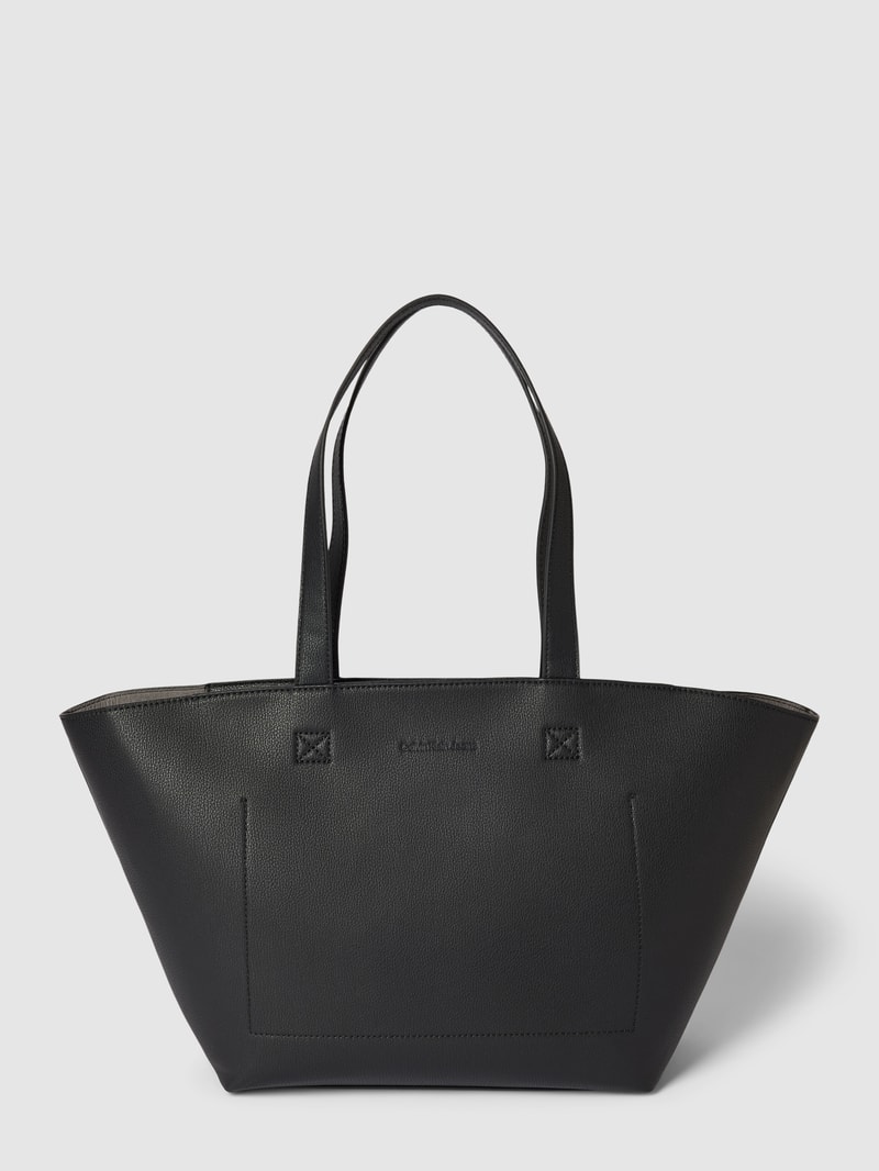 Shopper mit Label-Detail in black