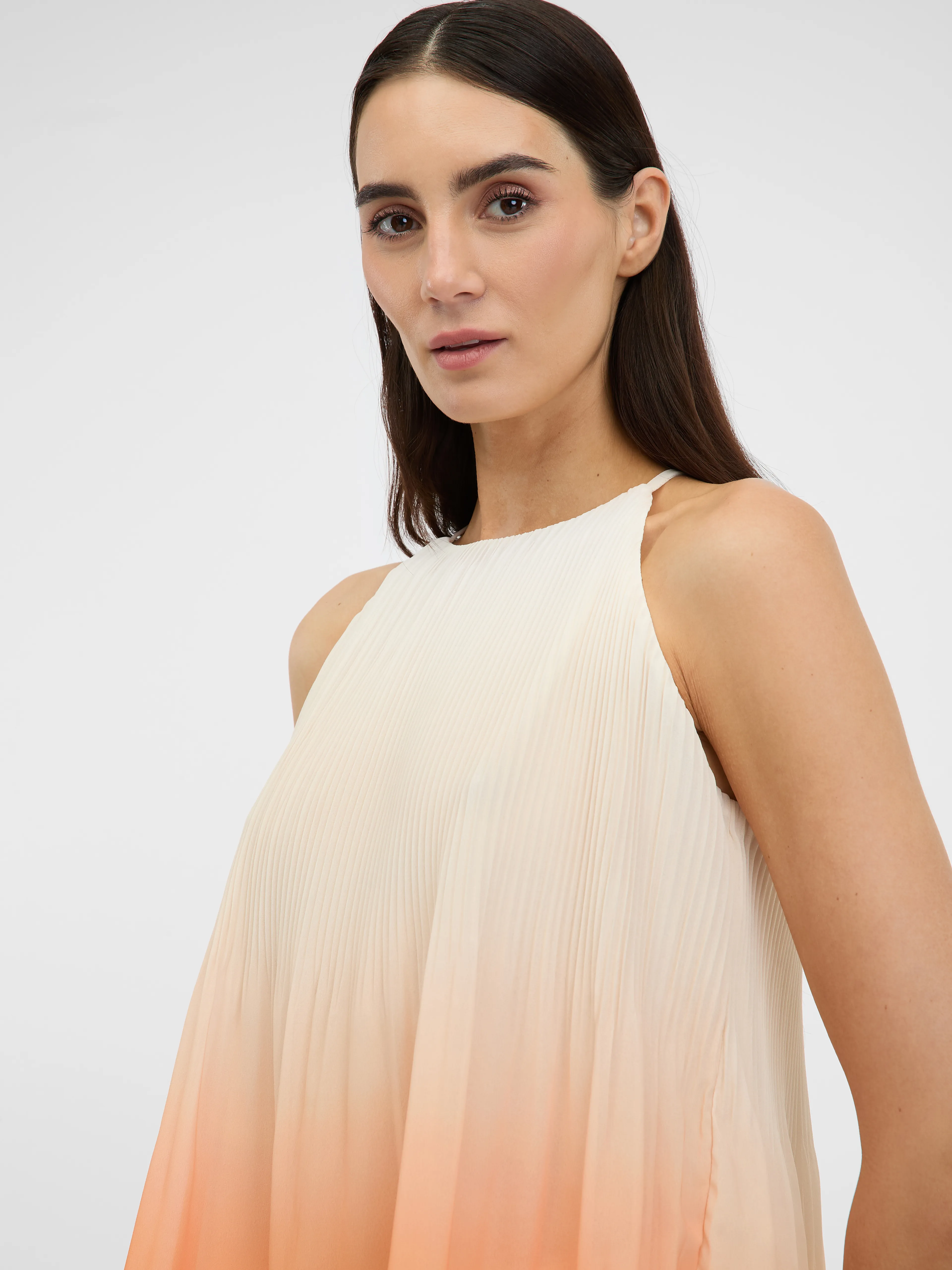 Orangefarbenes Damen-Top ORSAY