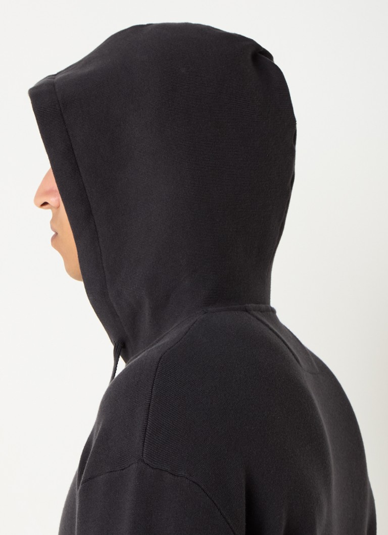 Boggi Milano Chunky knit hoodie with kangaroo pocket