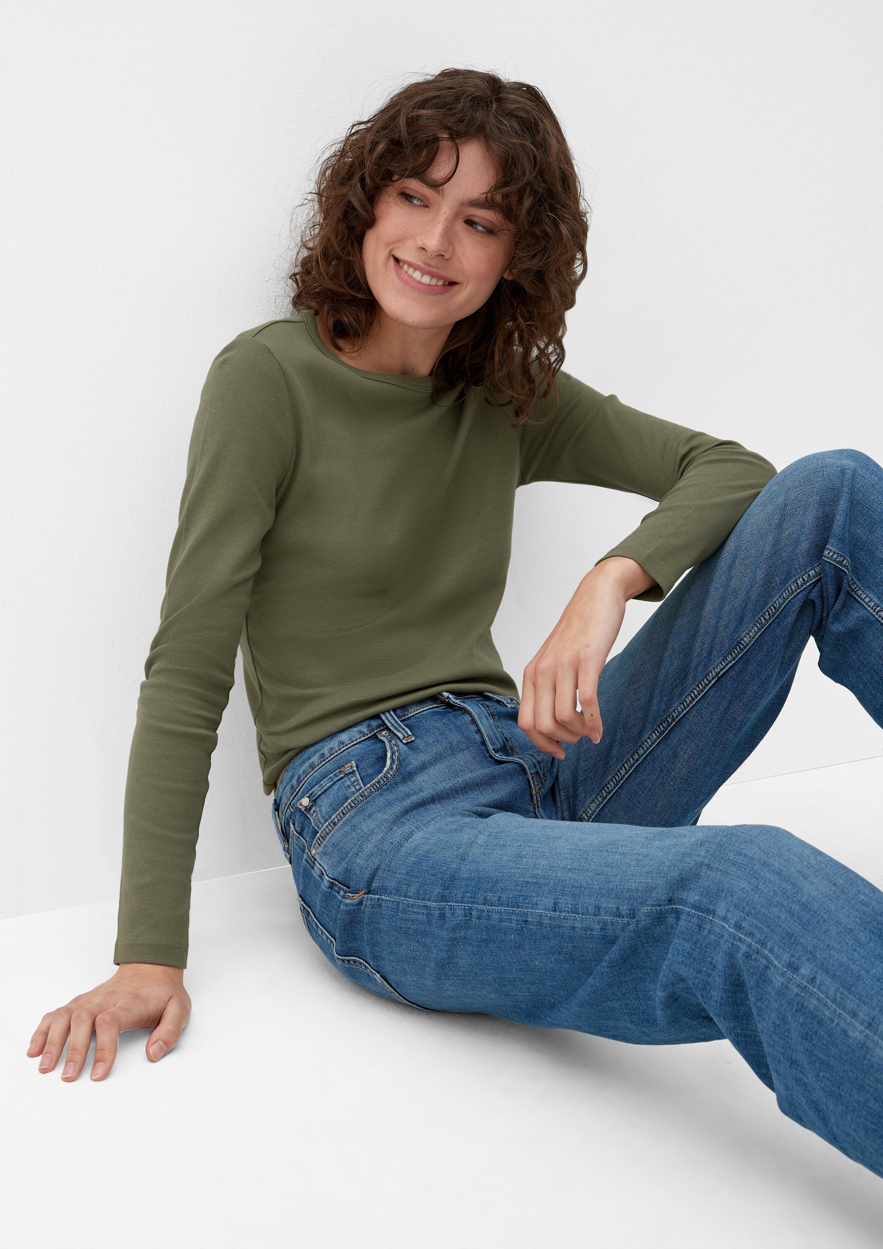 Longsleeve mit Rippstruktur  2130091-7928
