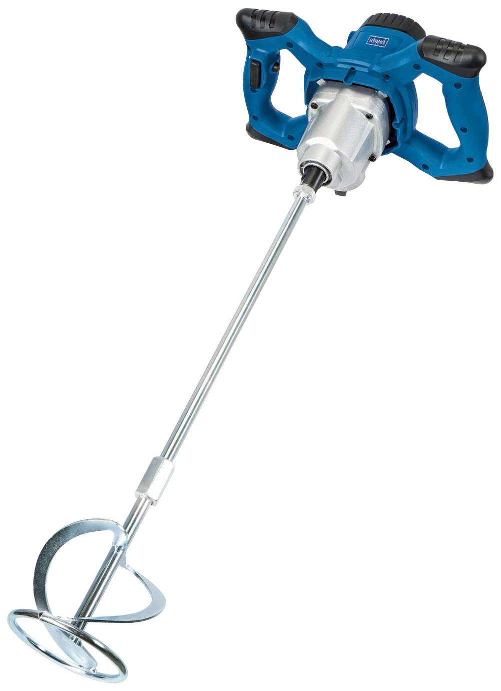 Scheppach Rührwerk PM1400, 1400 W, Ø 120 mm, Inklusive Mörtelquirl und Farbquirl