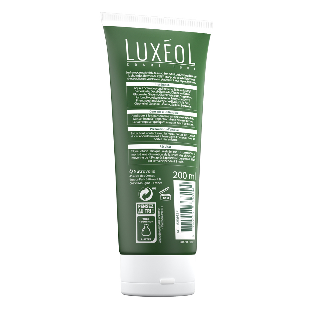Luxéol Luxéol Shampooing Antichute Cosmétique