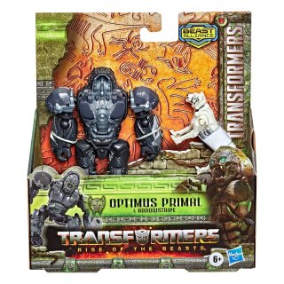 Transformers: Aufstieg der Bestien Beast Alliance Weaponizer Actionfiguren 2er-Pack Optimus Primal & Arrowstripe 13 cm