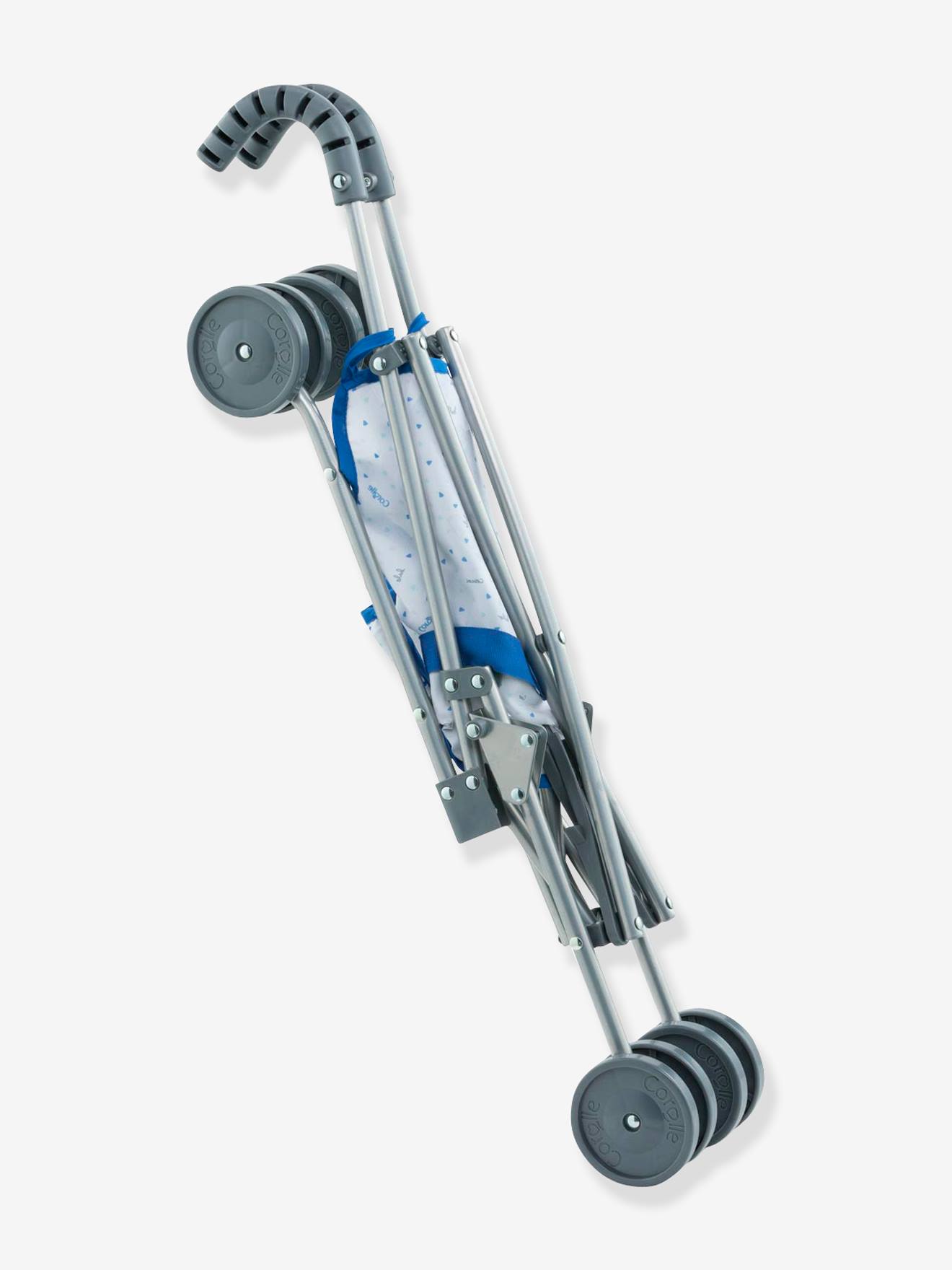 Corolle Puppenbuggy COROLLE für Puppen mit 36 bis 42 cm - weiß/blau