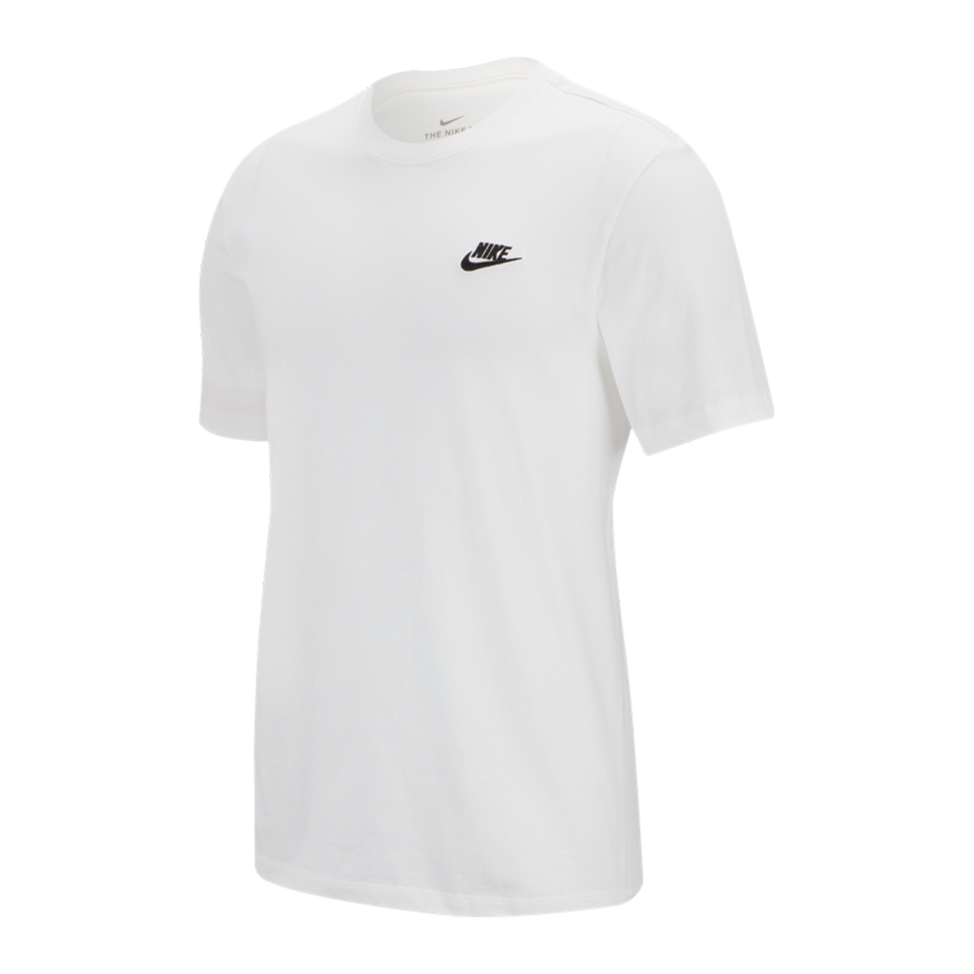 Nike Club T-Shirt Weiss Schwarz F101