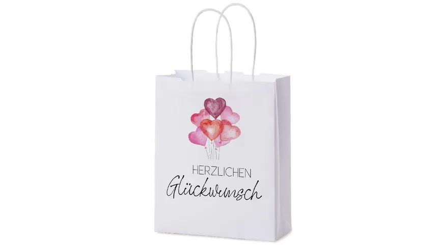 Geschenk für Dich Geschenktüte Herzlichen Glückwunsch