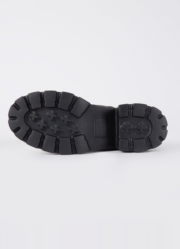 Ghete din piele cu șireturi Tommy Hilfiger