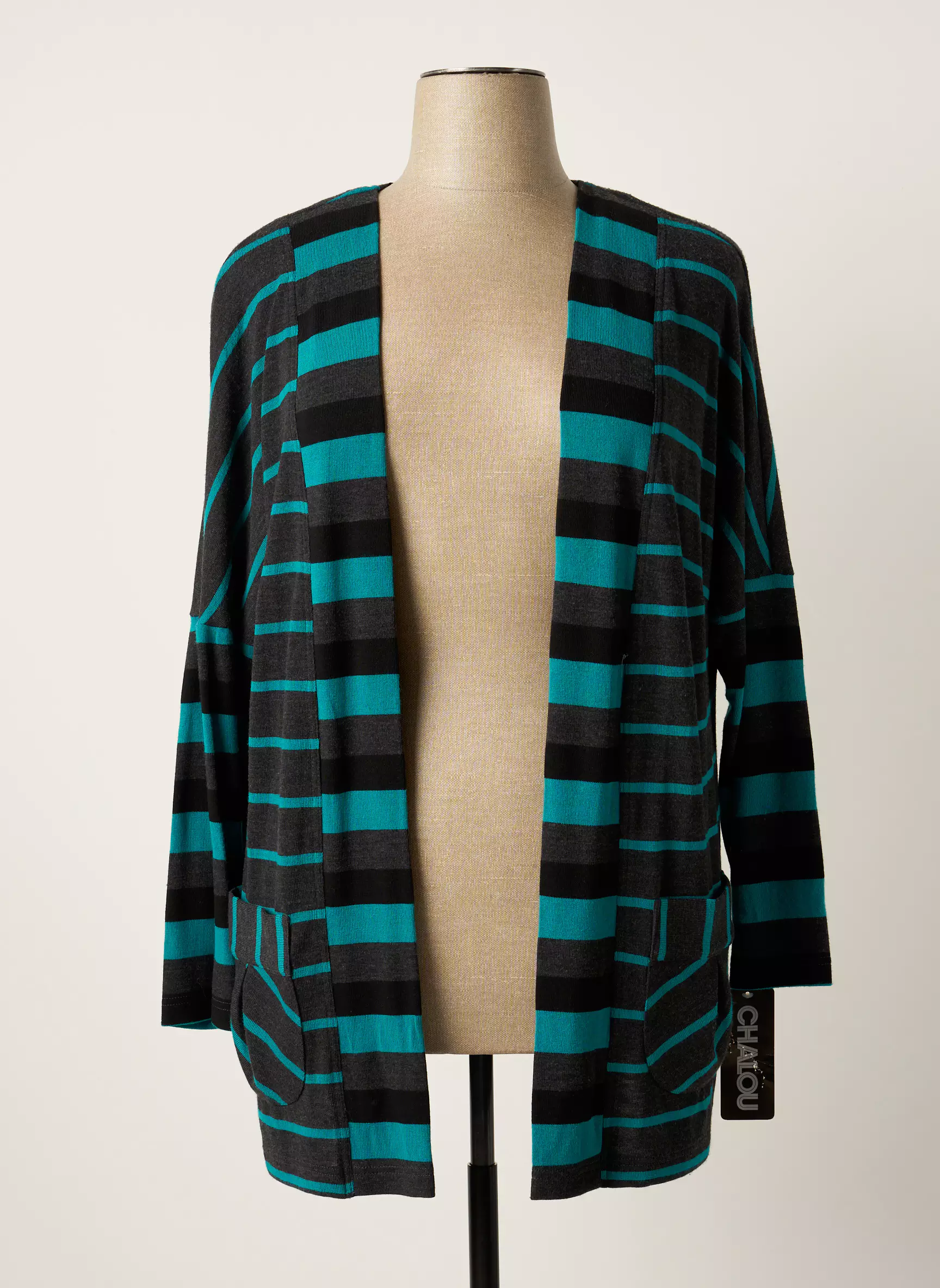 Chalou Cardigans Femme couleur gris