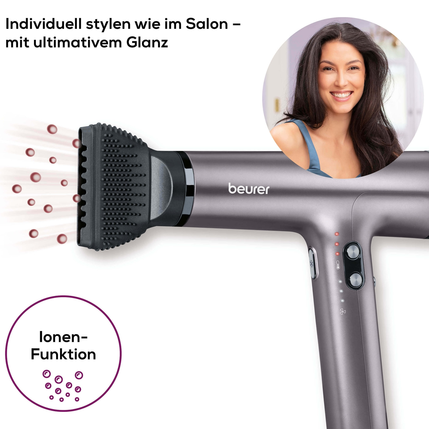 Haartrockner HC 100 Excellence-Schnelles Trocknen und präzises Stylen in kompaktem Design