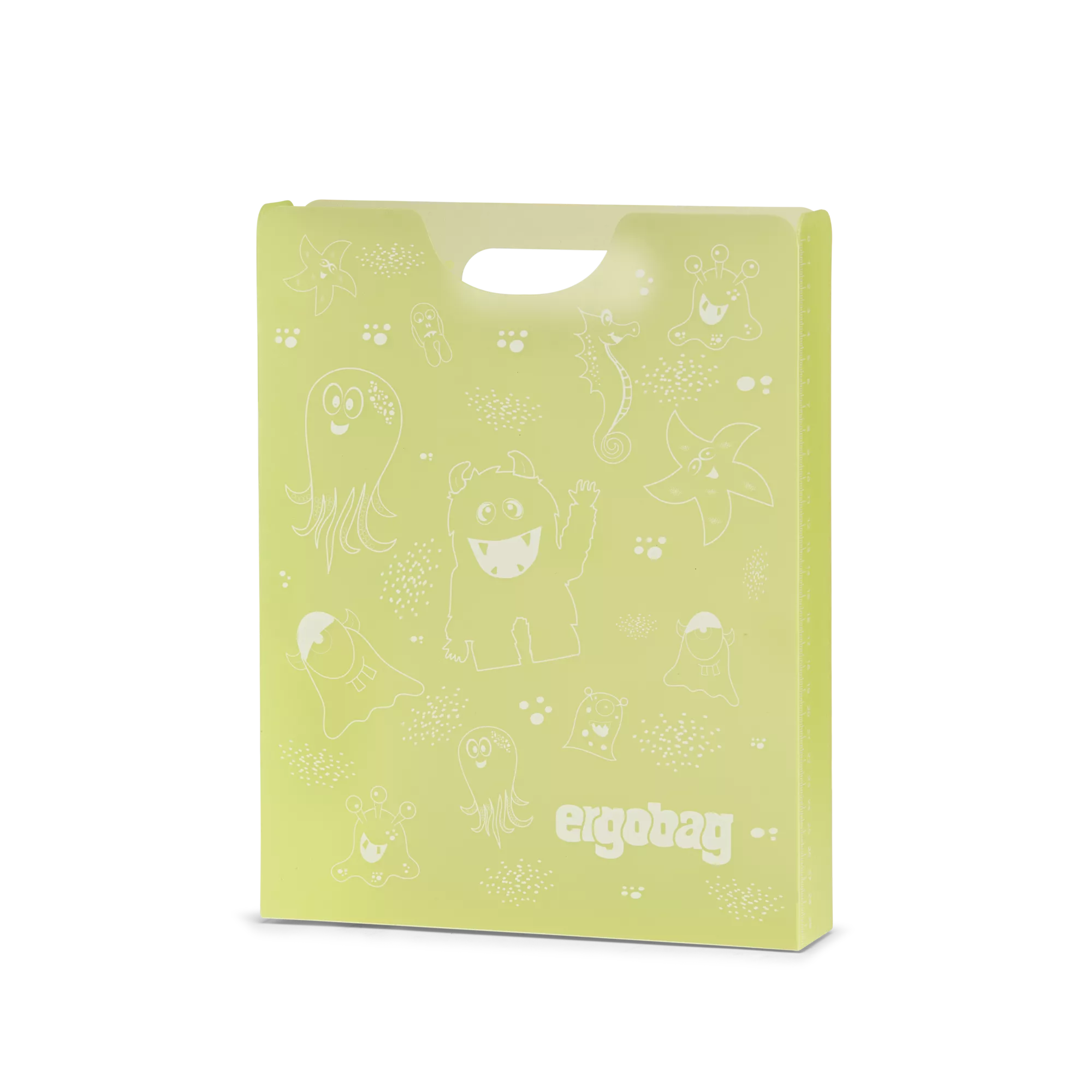 ergobag Heftebox Monster Gelb