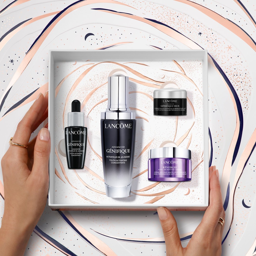 Advanced Set (AG Serum 50ml + AG Yeux 5ml + Rénergie H.P.N 300-Peptide Creme 15ml + AG Serum 10ml)