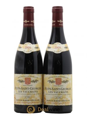 Nuits Saint-Georges 1er Cru Les Vaucrains Robert Chevillon  2009 - Lot de 2 Bouteilles