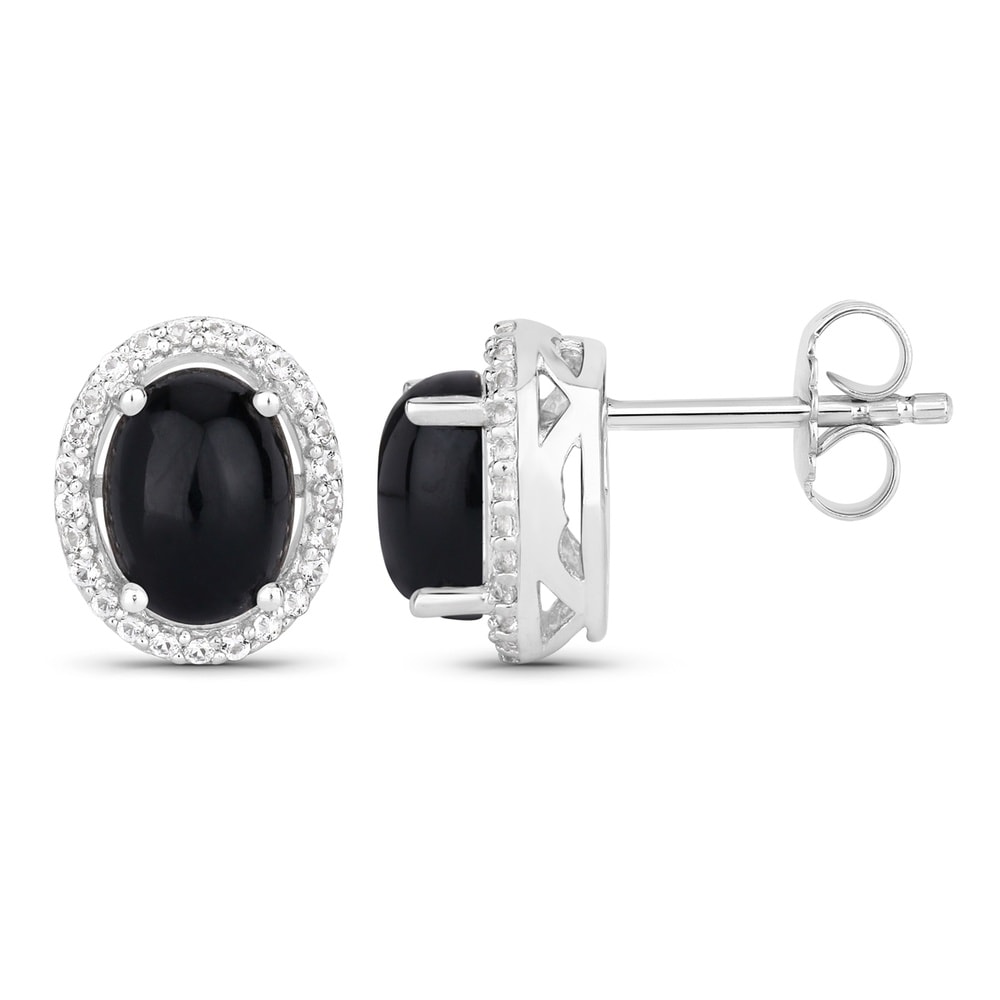 Rafaela Donata Boucles doreilles Argent sterling Onyx en Argent Bijoux