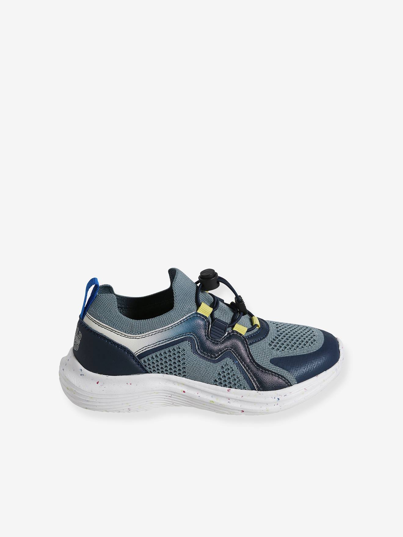Vertbaudet Kinder Sport-Sneakers mit Gummizug - set blau