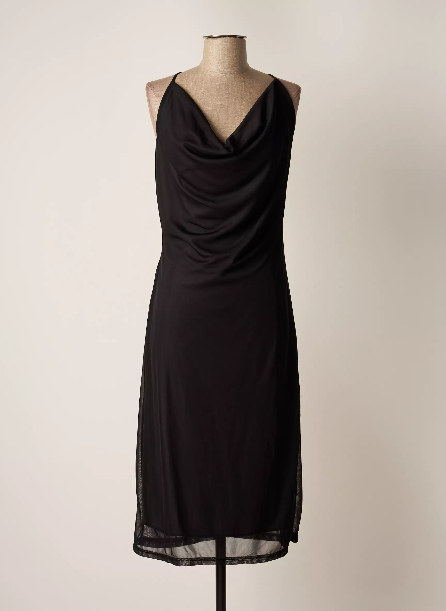 Vila Robes Mi Longues Femme couleur noir