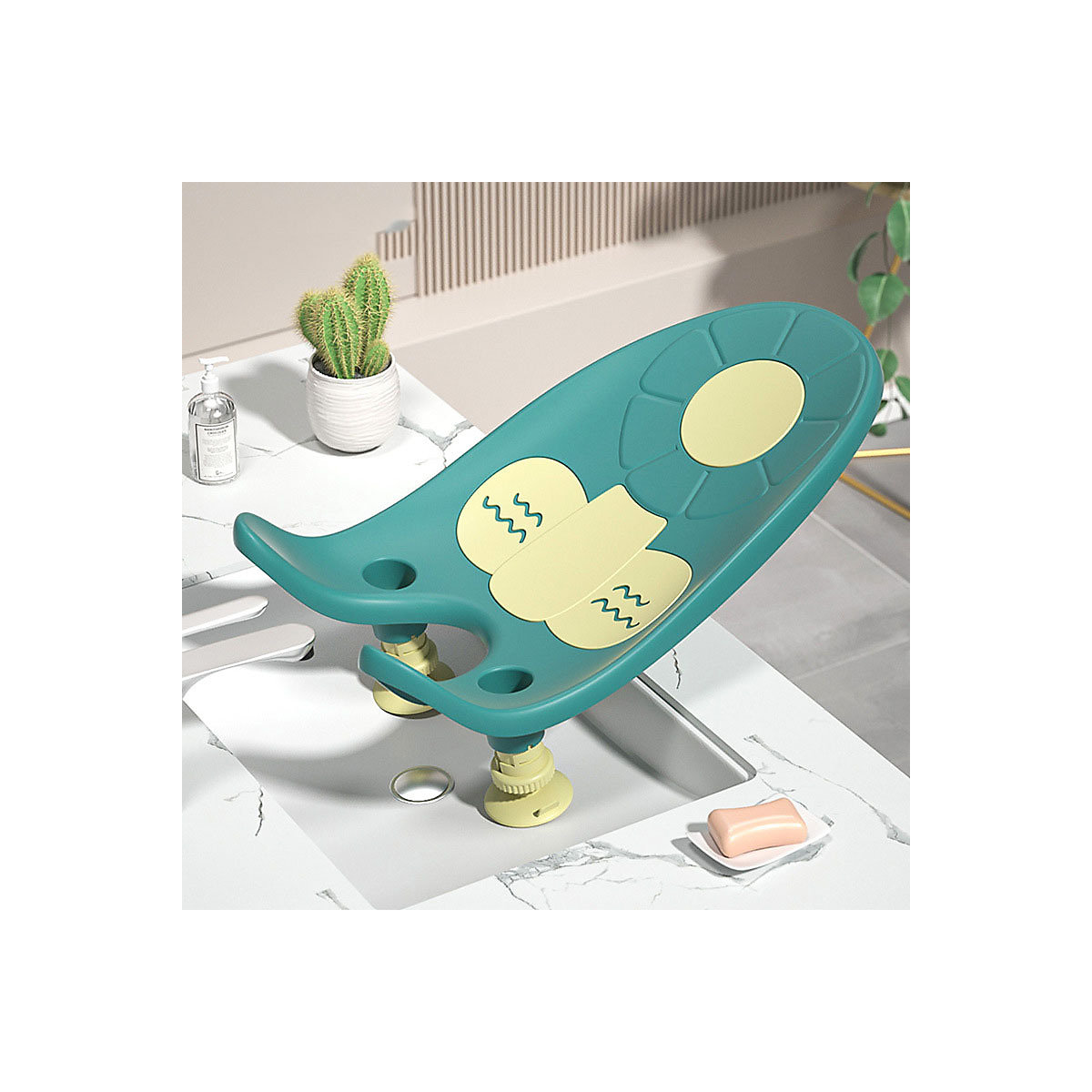 Babybadewanne Reinigen Baby wash bum neugeborenes Baby multifunktionale waschen pp Badewanne kann sitzen und liegen