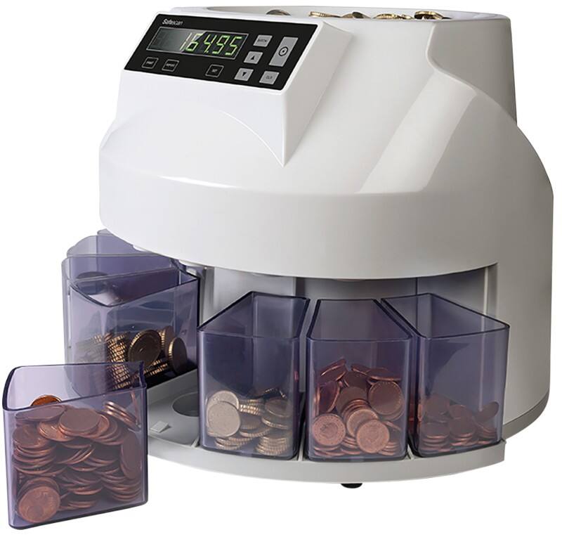 Safescan Munzzahler und Sortierer EURO 1250 Weiß
