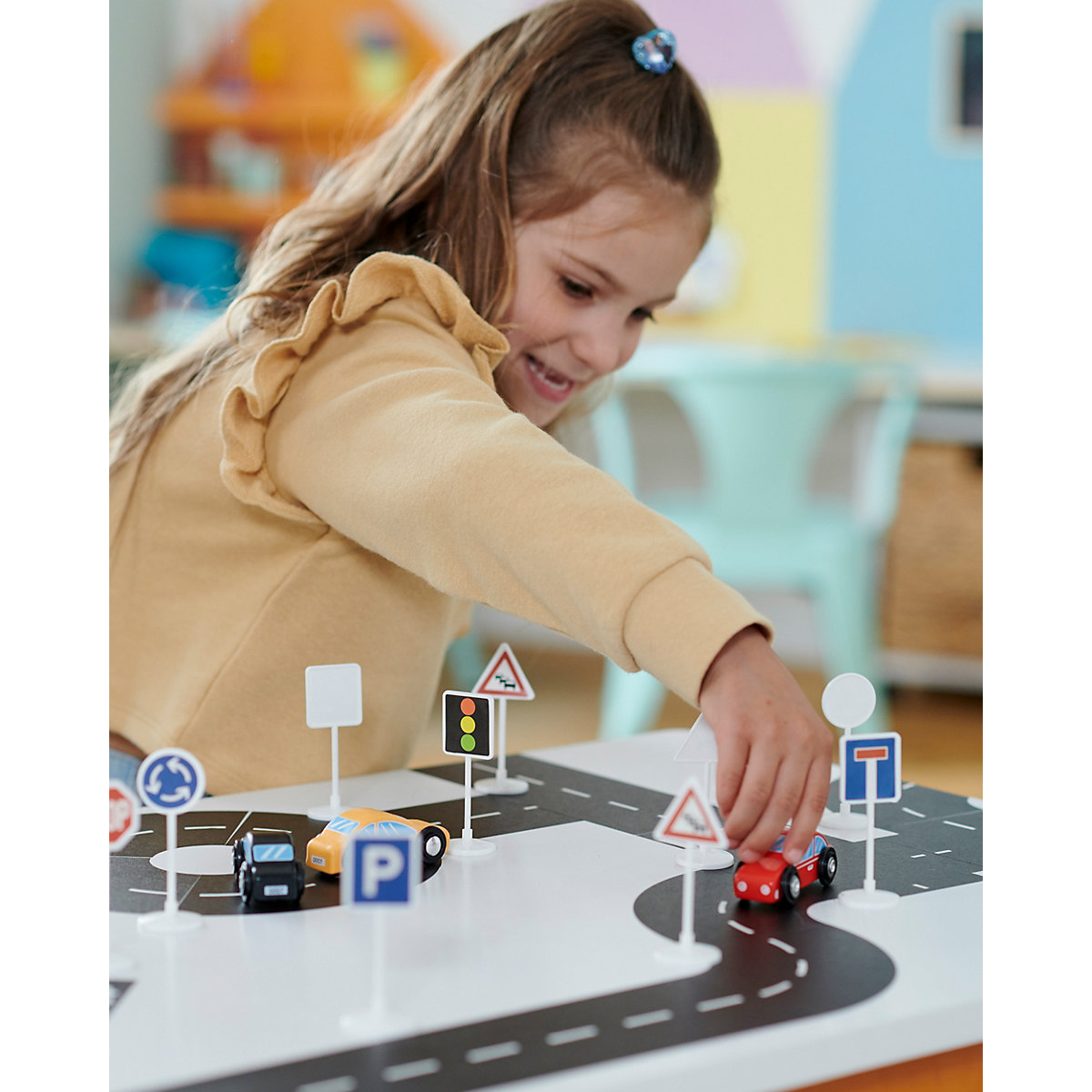 Playbox Klebestraße mit Schilder als Set