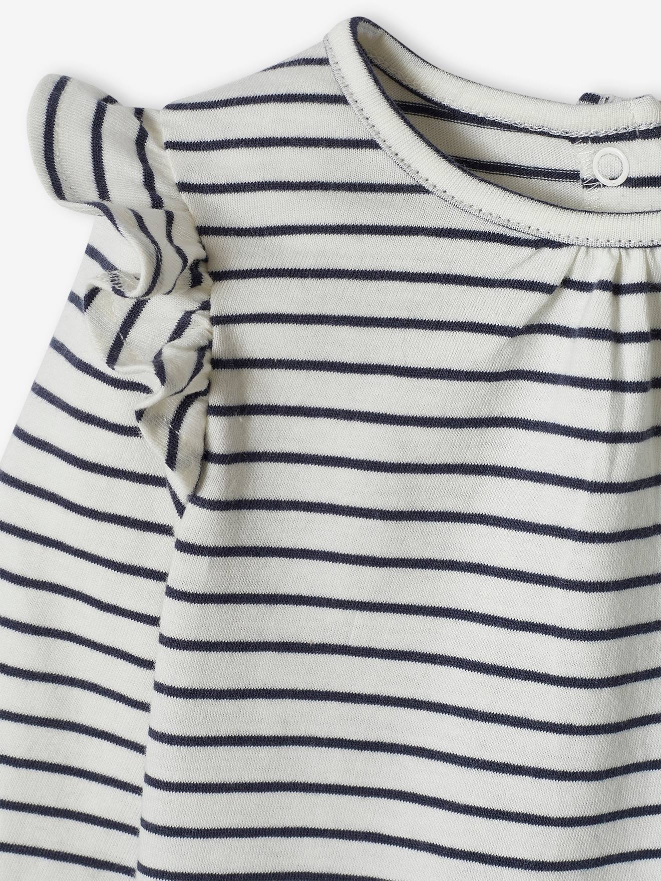 Lot de 2 T-shirts basics bébé manches longues jaune pâle