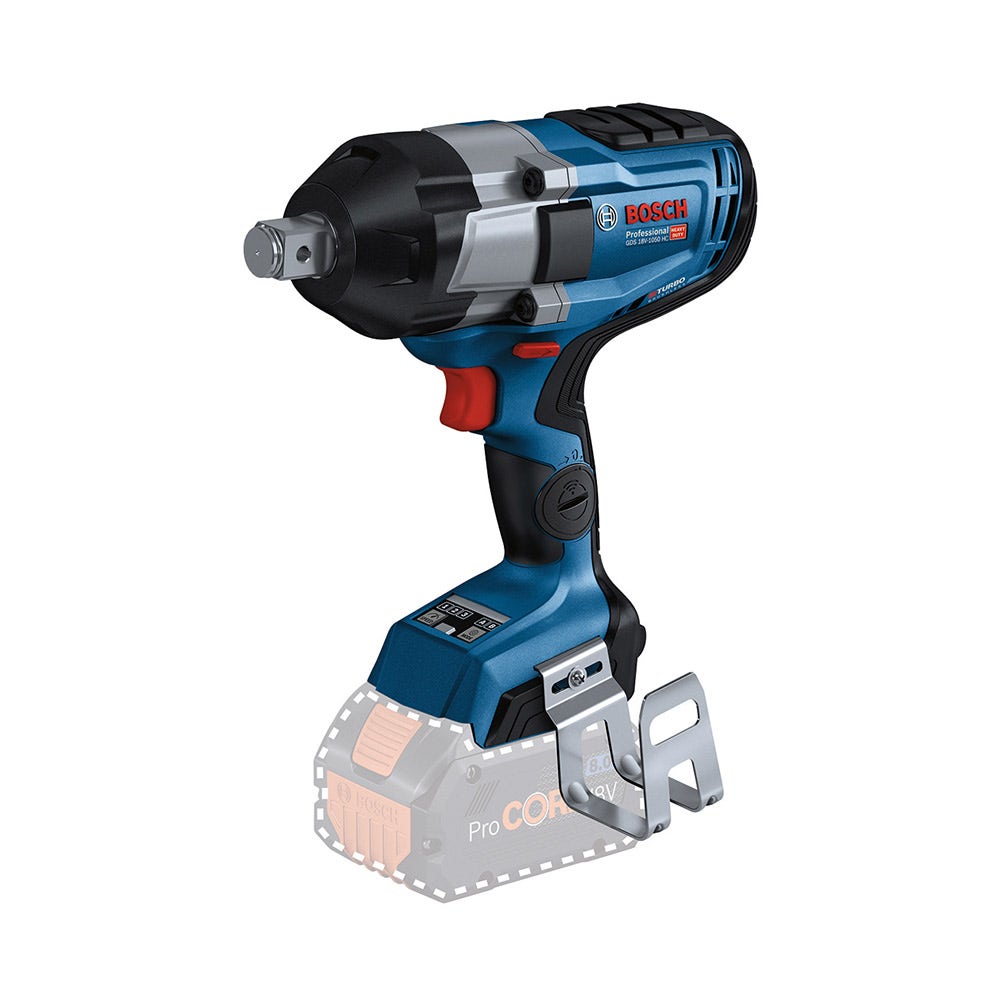 Chave de impacto sem escova BOSCH 18 V 1/2 polegada Skin GDS 18 V-1000 0.601.9J8.000