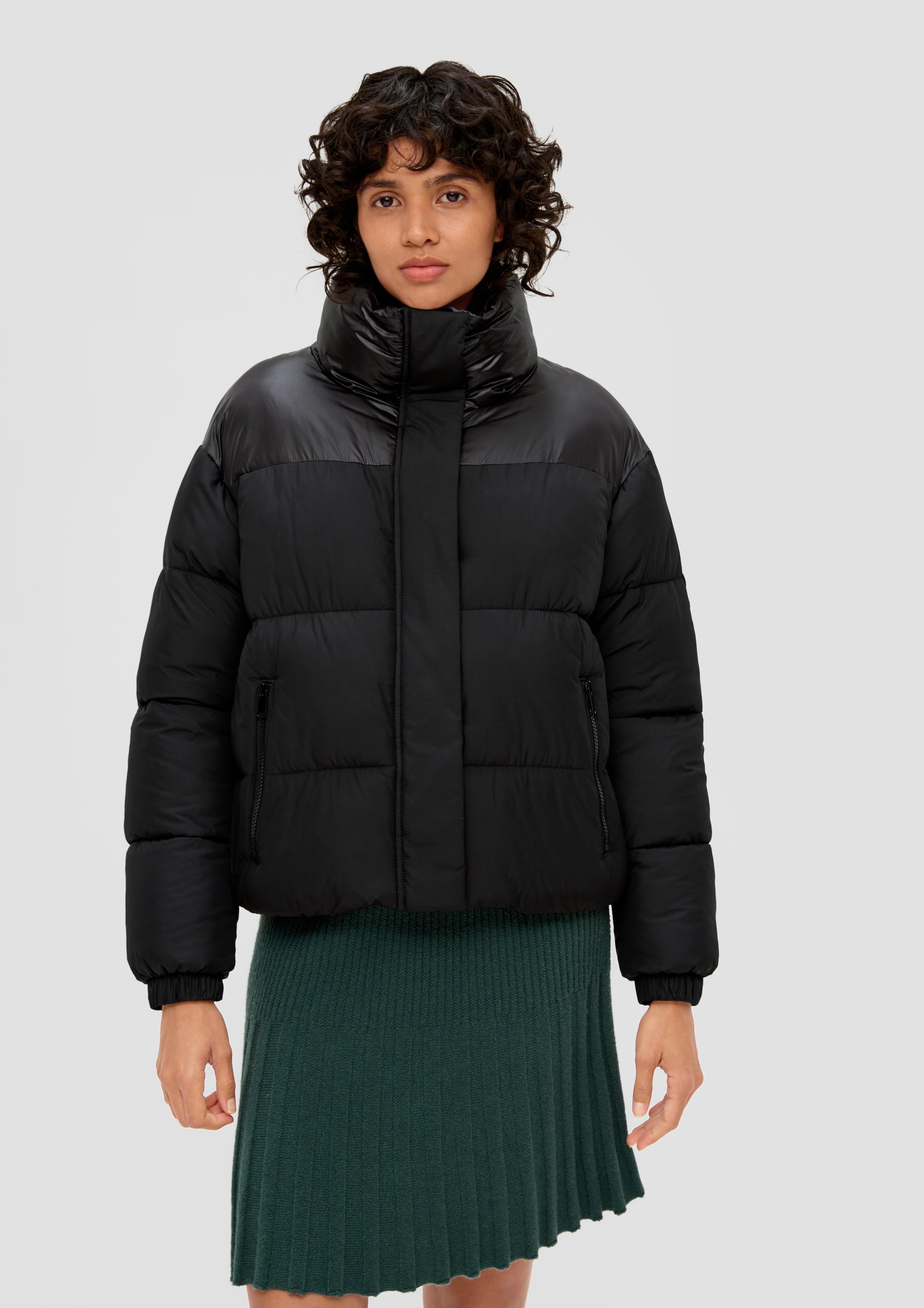Steppjacke mit Glanz-Effekt  2136955-9999