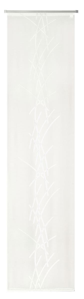 Neutex Schiebevorhang Carlina-S mit Alupaneelwagen Wollweiß 60 x 245 cm