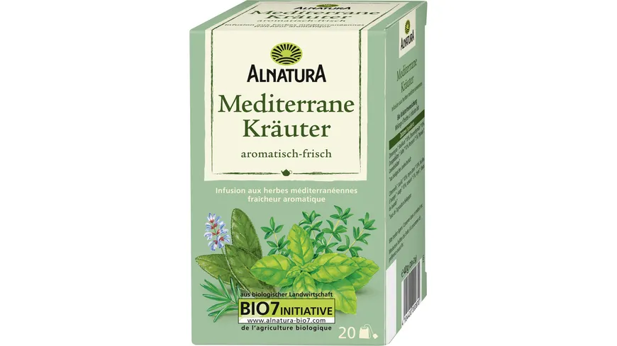 Alnatura Bio Mediterraner Kräutertee 40 g