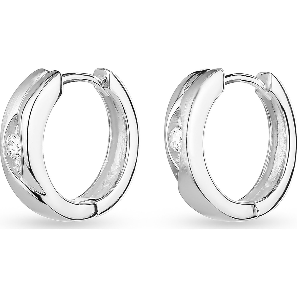 FAVS Créoles 925 Argent Boucles d'oreilles
