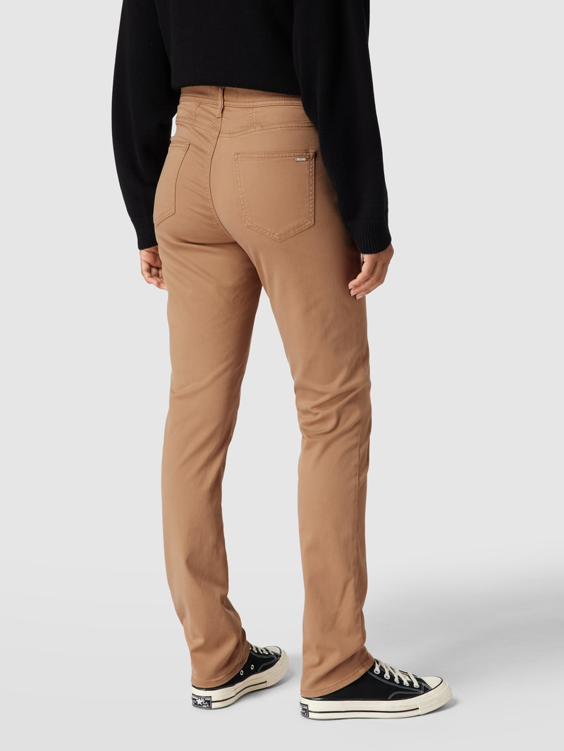 Jeans mit Stretch-Anteil Modell 'Maron' in camel