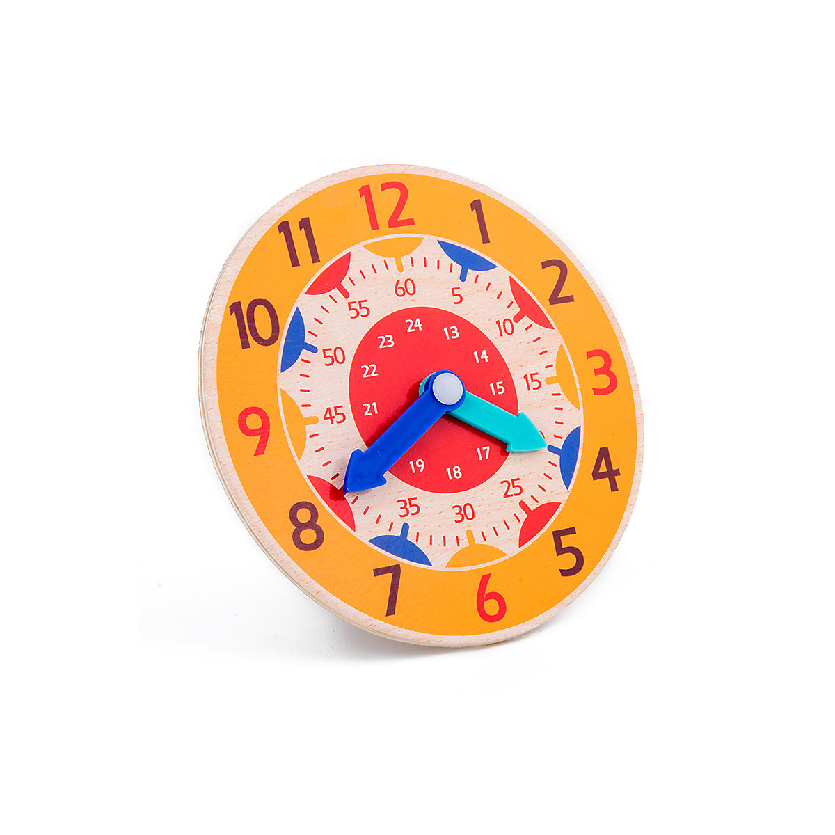 Zeit Erkenntnis Bunte Uhr Frühen Lernen Spielzeug Holz Kleine Uhr Puzzle Spielzeug für Kinder Kinder