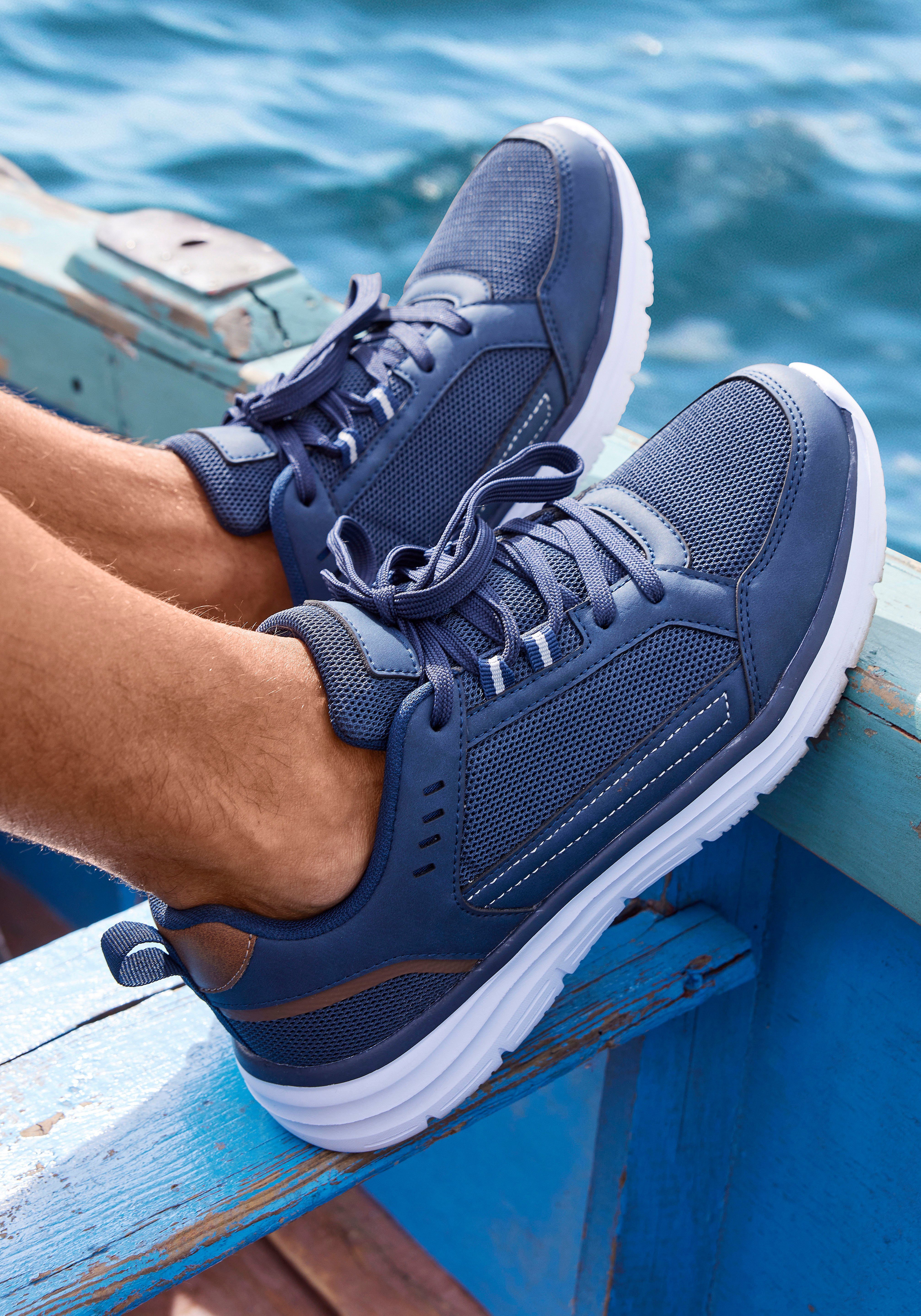 AUTHENTIC LE JOGGER Sneaker, Schnürhalbschuhe, Freizeitschuhe, ultraleicht, Material-Mix VEGAN