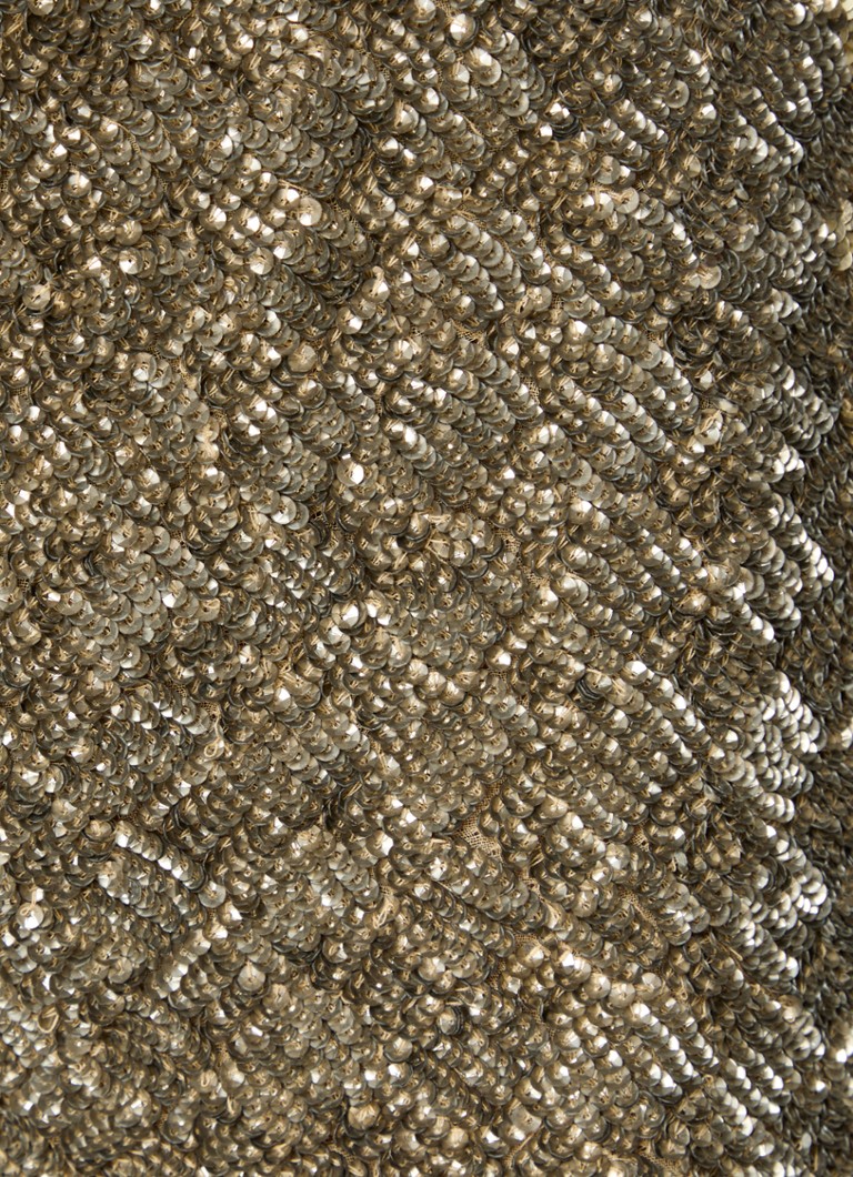 Pantaloncini a vita alta e aderenti con paillettes di ba&sh Loul