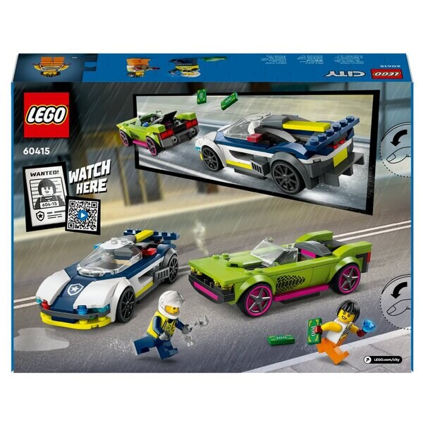 LEGO City 60415 Carro de Polícia e Perseguição em Alta Velocidade