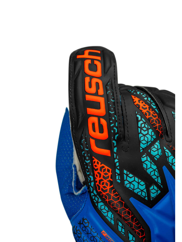 Reusch Torwarthandschuhe Attrakt Solid in 4467 electric blu/shock. orang günstig kaufen