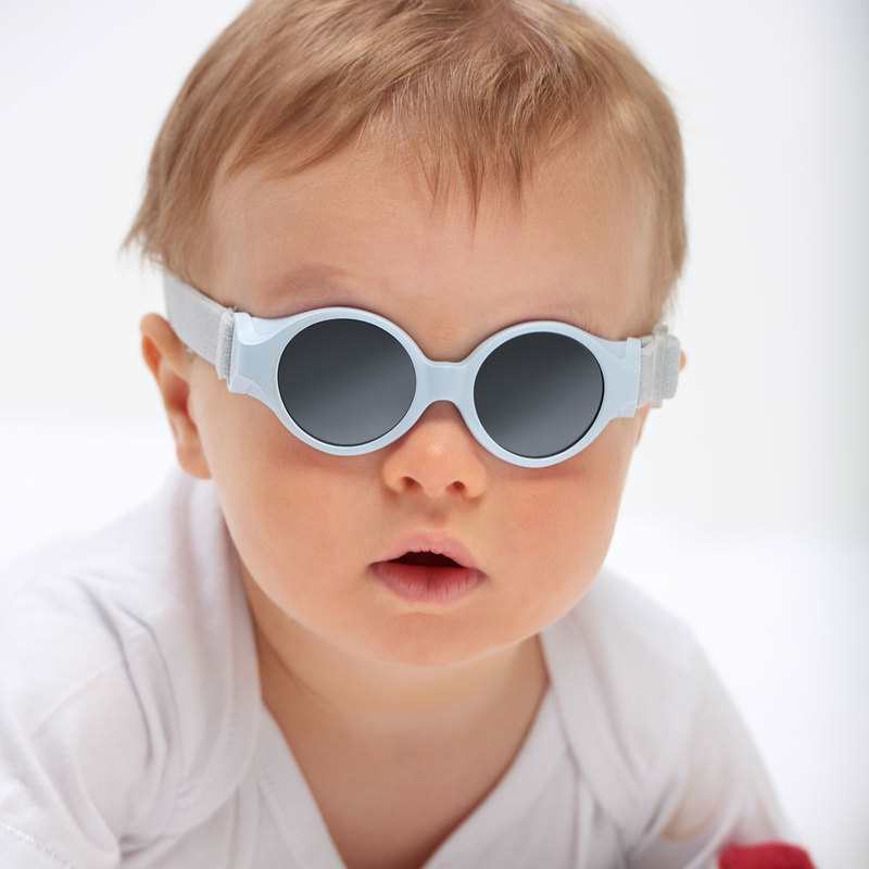 Lunettes de soleil 0-9 mois bleu perle Beaba