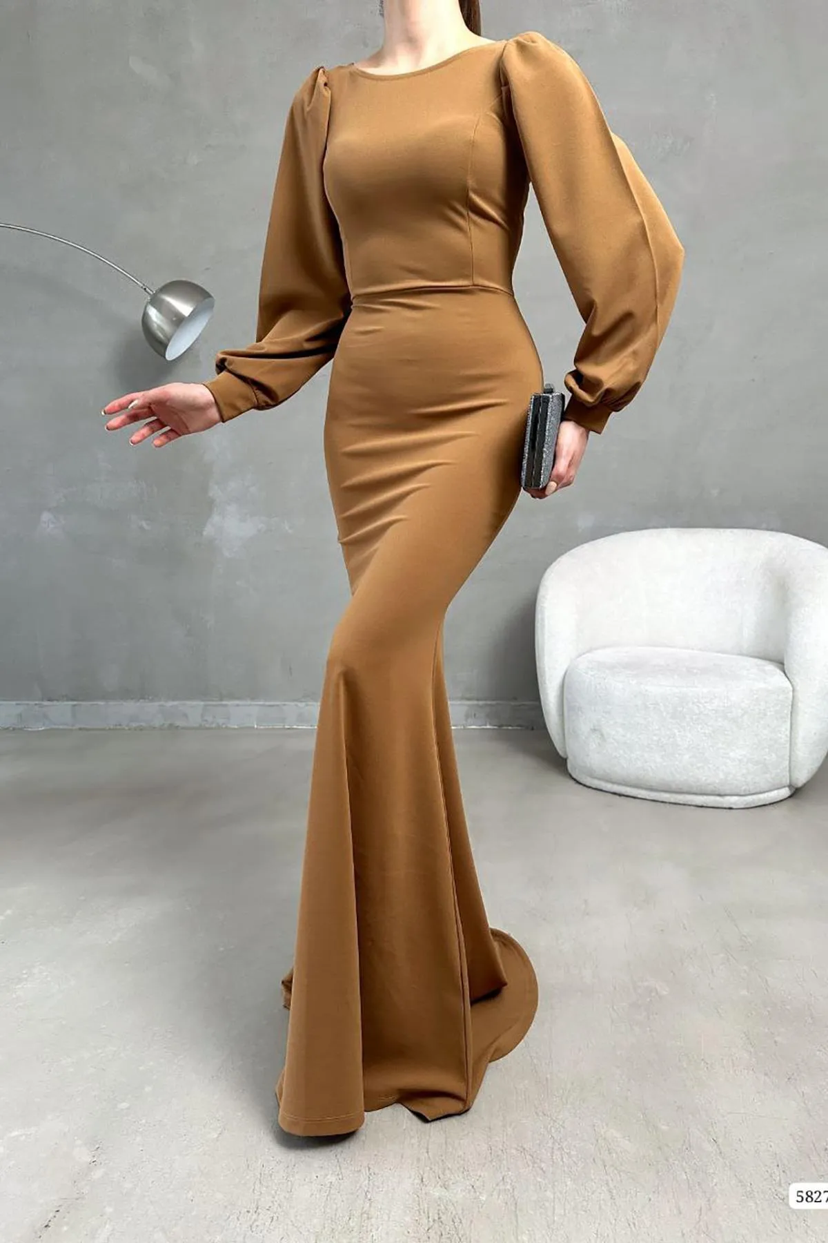 Deafox  Kleid - Braun - A-Linie