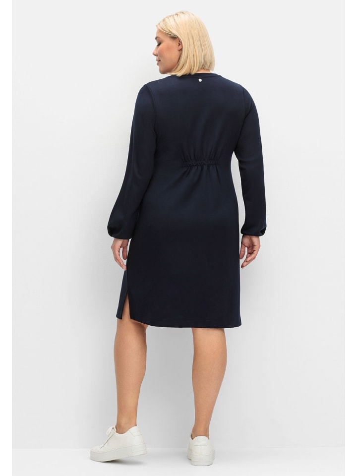 sheego Shirtkleid in tiefblau günstig kaufen