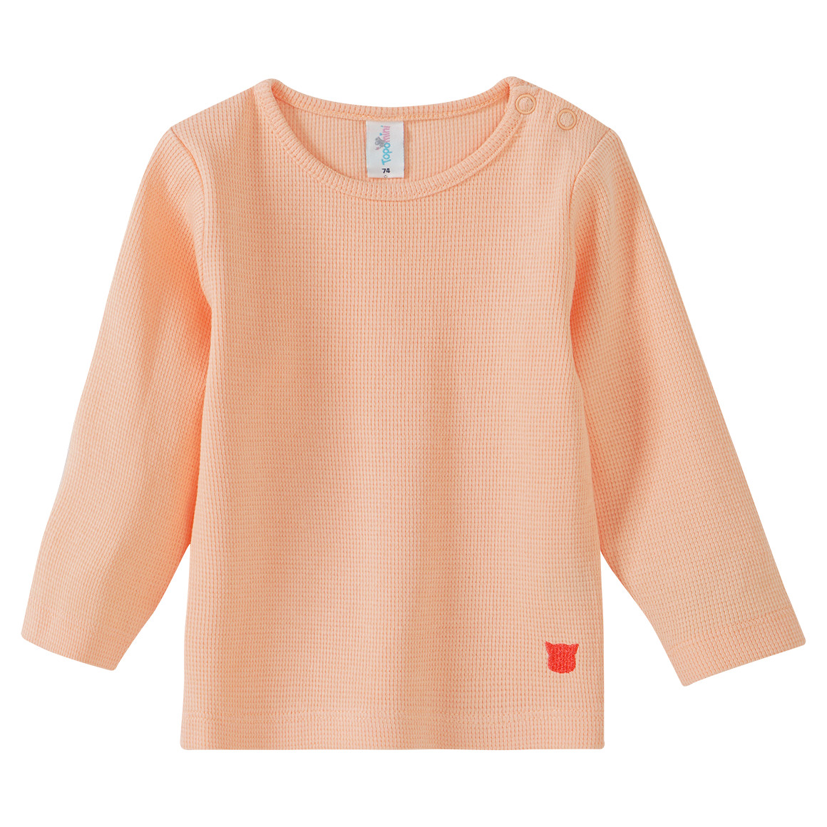 Baby Langarmshirt mit Druckknöpfen