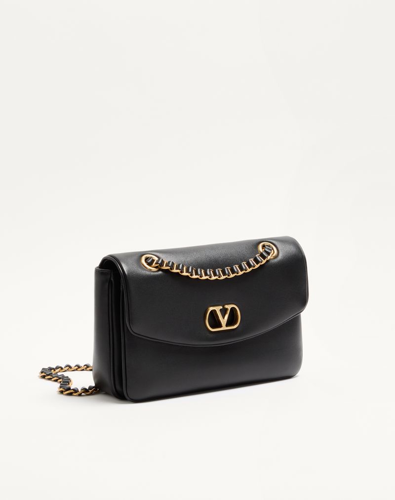 Valentino Garavani Djuna Medium Chain Taske i Nappa-læder