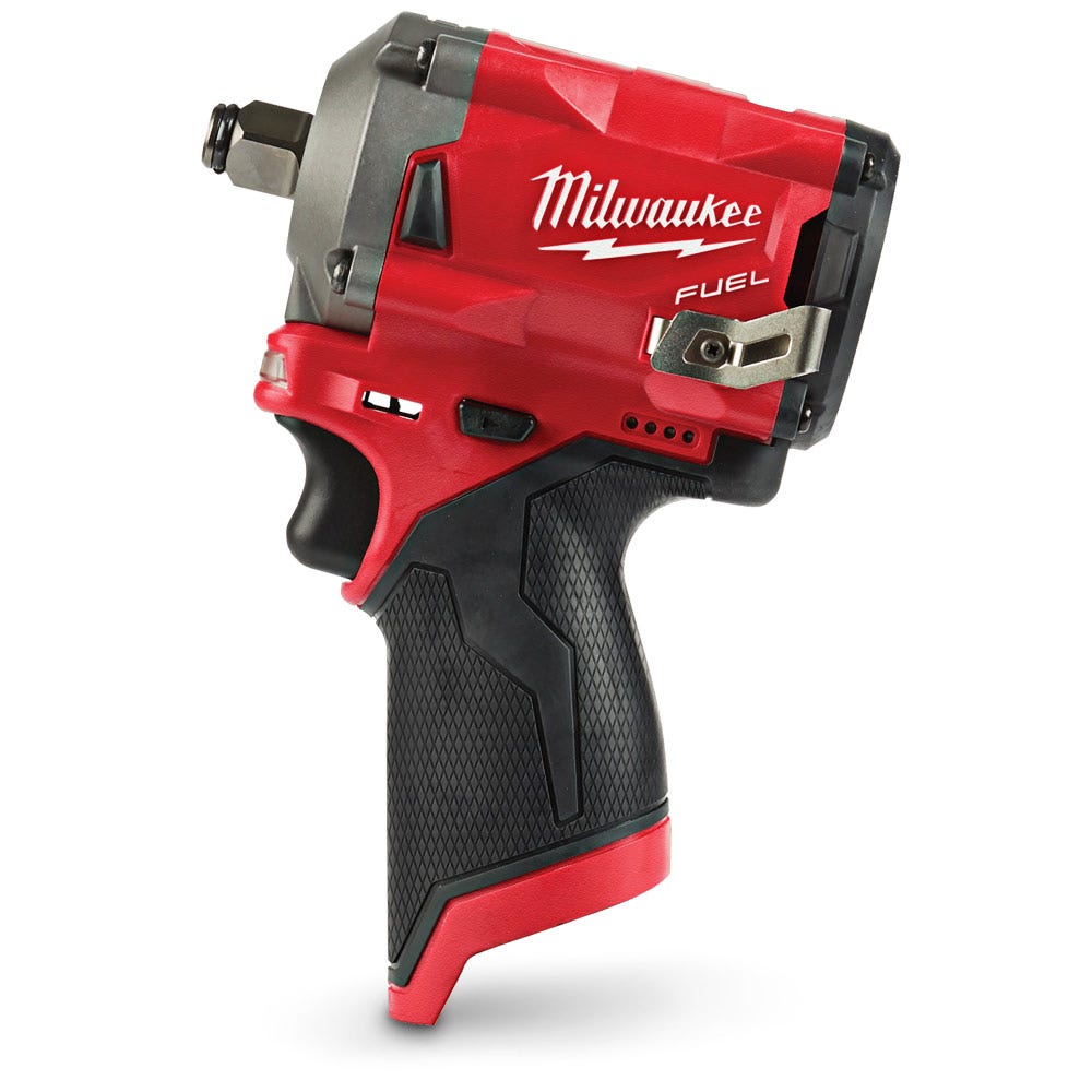 Chave de impacto curta Milwaukee FUEL™ 12V 1/2