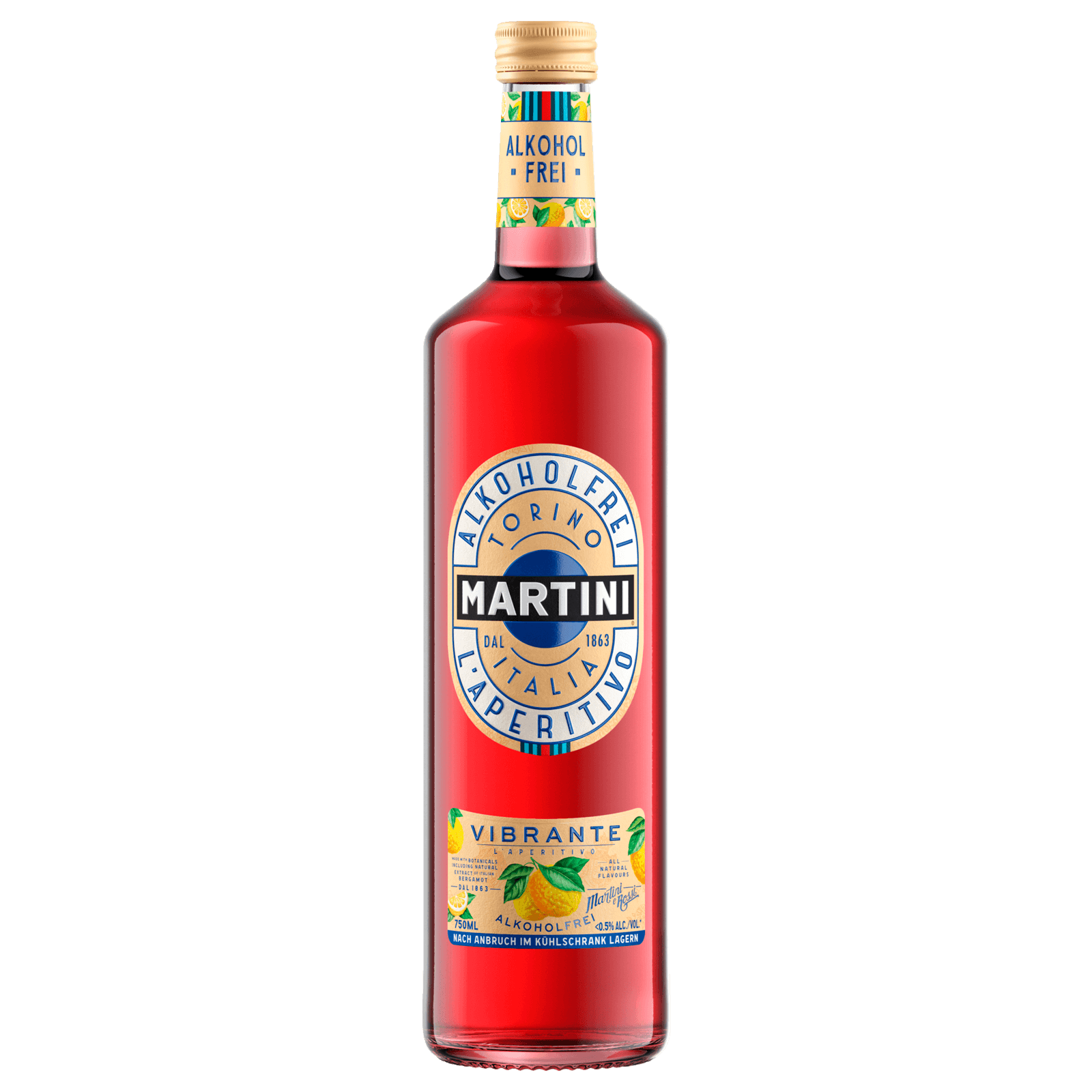 Martini Vibrante Aperitif alkoholfrei 0,75l