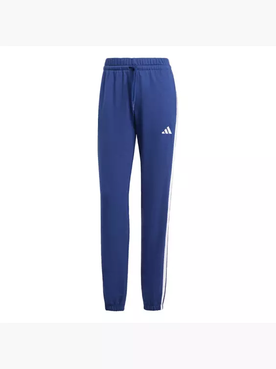 adidas Essentials 3-Streifen French Terry Cuffed Hose
