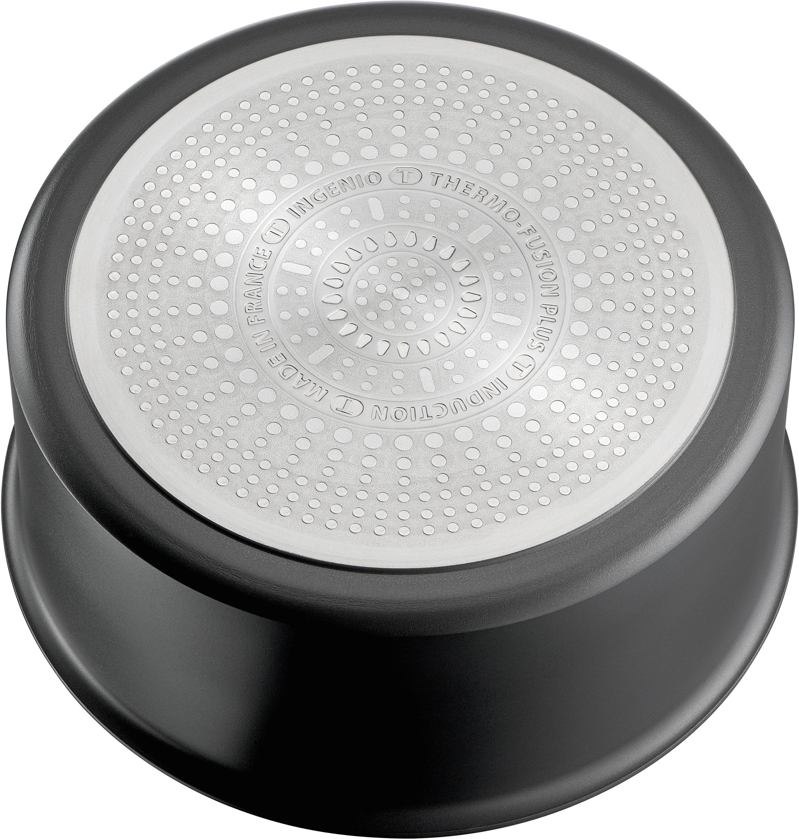 Tefal Topf-Set L76495 Ingenio Ultimate, Aluminium (Set, 5-tlg), Antihaft, Thermo-Signal, abnehmbarer Griff, alle Herdarten, Induktion