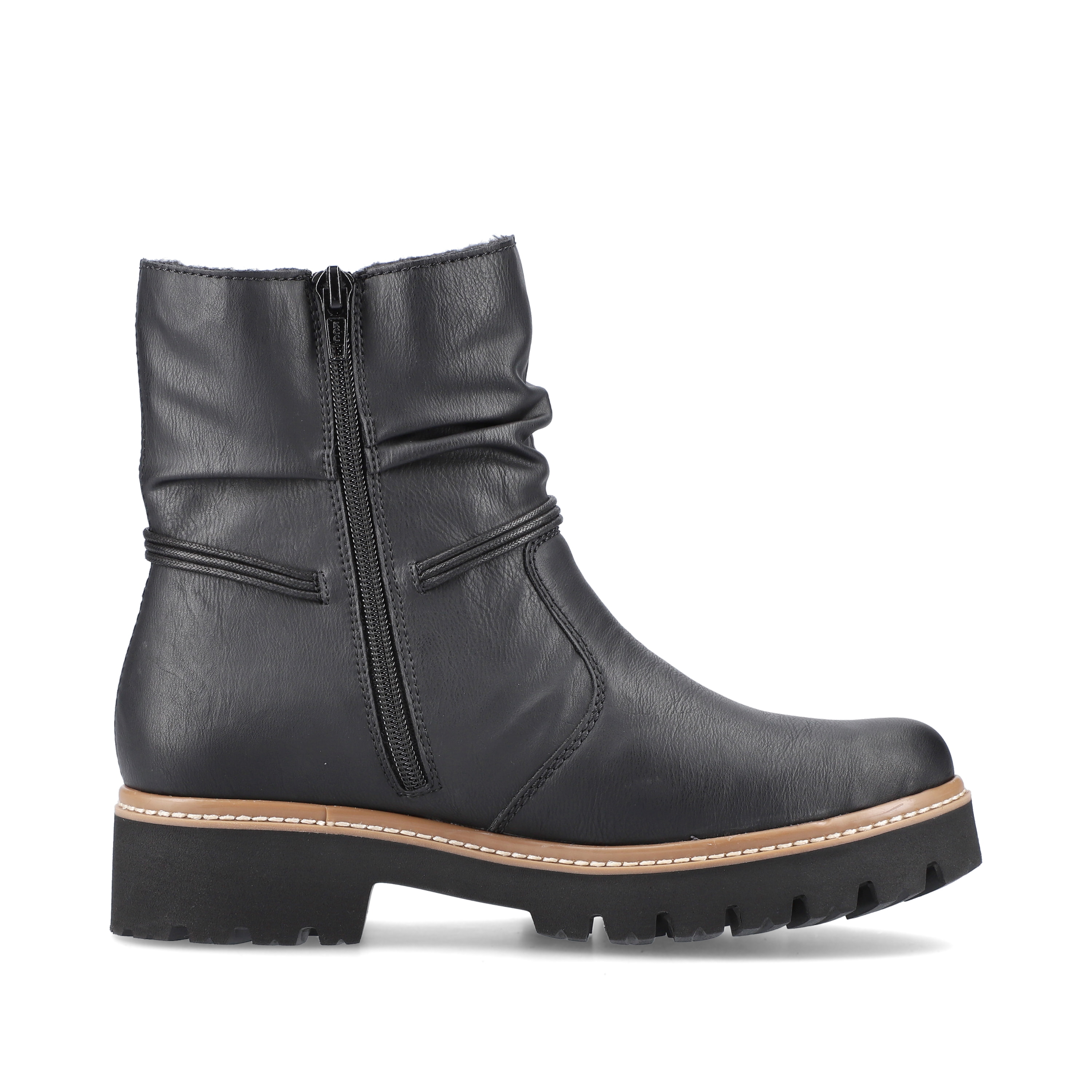 Rieker Damen Kurzstiefel tiefschwarz